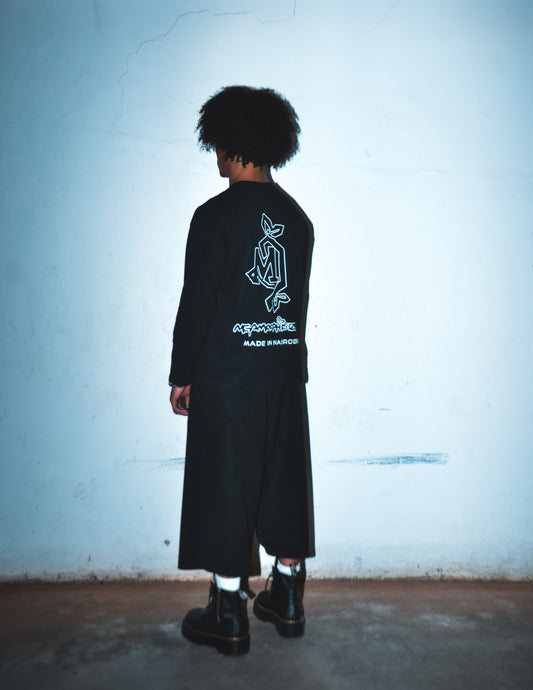 NAIROBI L.S TSHIRT [BLACK]