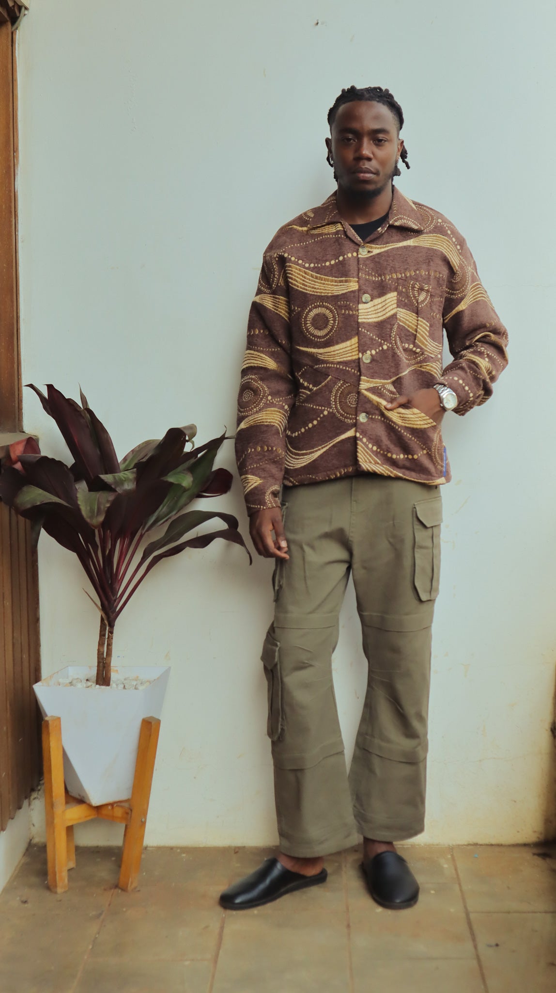 Brown Pazia overshirt