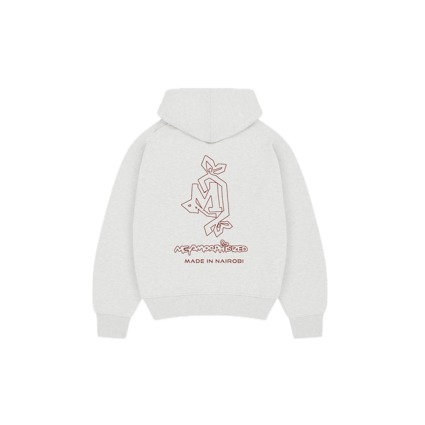 NAIROBI ZIP UP HOODIE [GREY]