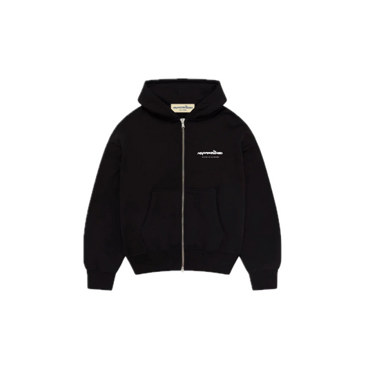 NAIROBI ZIP UP HOODIE [BLACK]